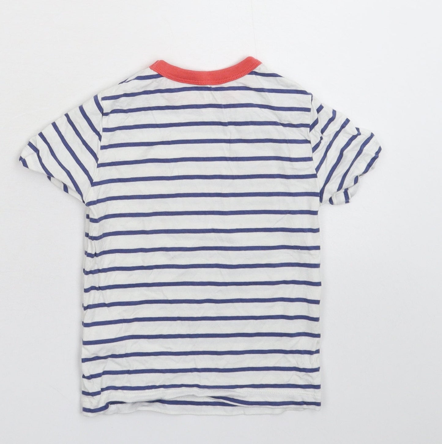 Gap Baby White Striped  Basic T-Shirt Size 24 Months