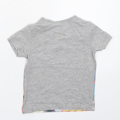 F&F Boys Grey   Basic T-Shirt Size 2-3 Years