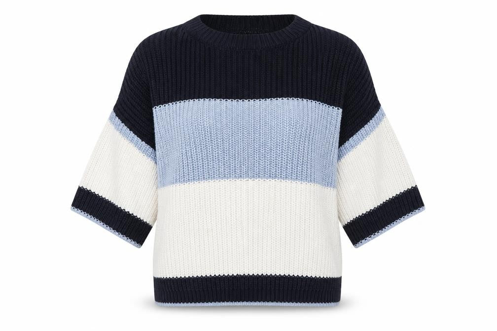 Marks & Spencer Womens Multicoloured Striped  Pullover Jumper Size L