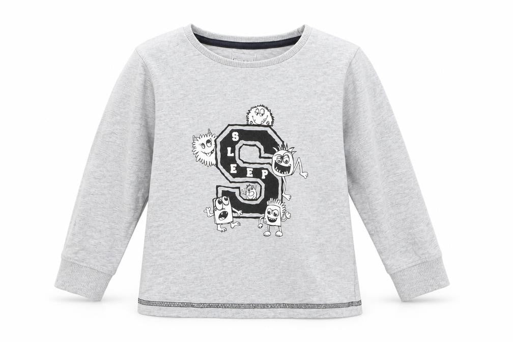 F&F Boys Grey Geometric  Basic T-Shirt Size 3-4 Years