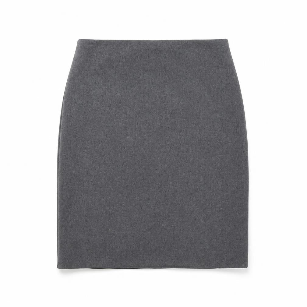 Preworn Girls Grey   A-Line Skirt