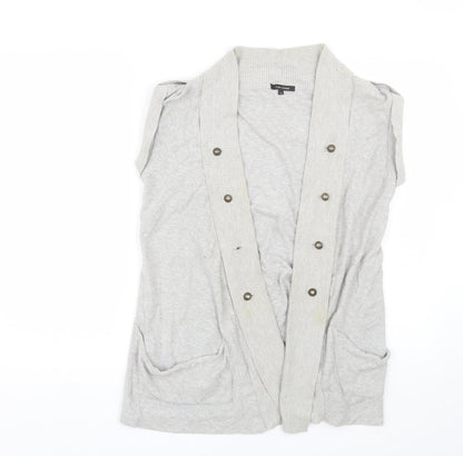 River Island Womens Grey   Cardigan Jumper Size 10