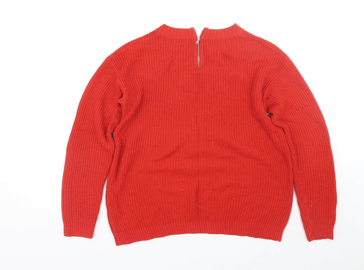 Dorothy Perkins Womens Red   Pullover Jumper Size 14