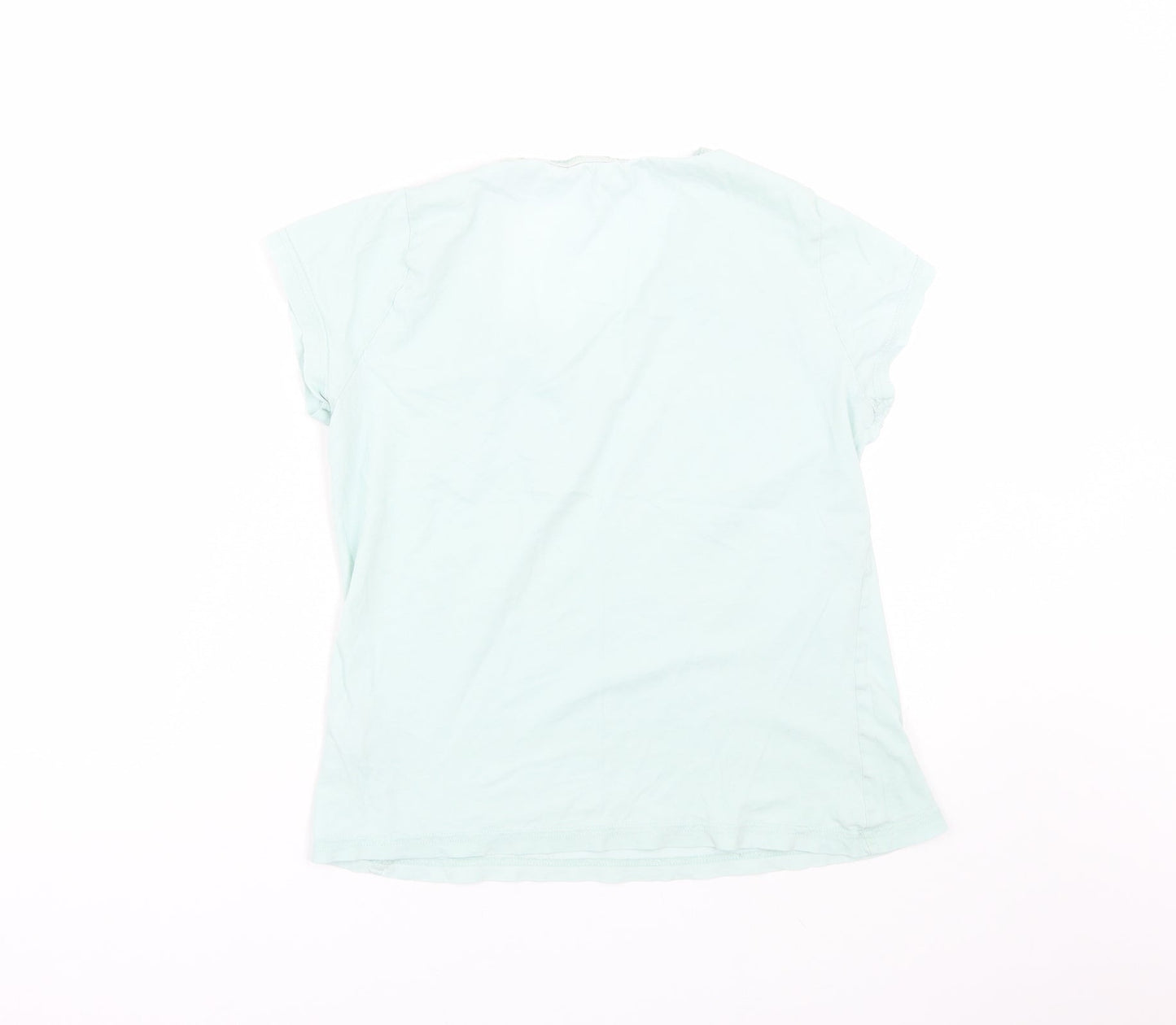 M&S Womens Green   Top Pyjama Top Size 8