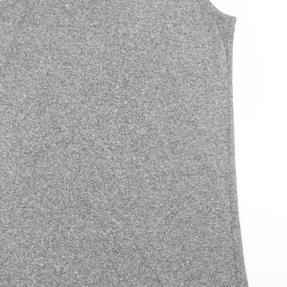 Topshop Womens Grey   Basic Tank Size 10