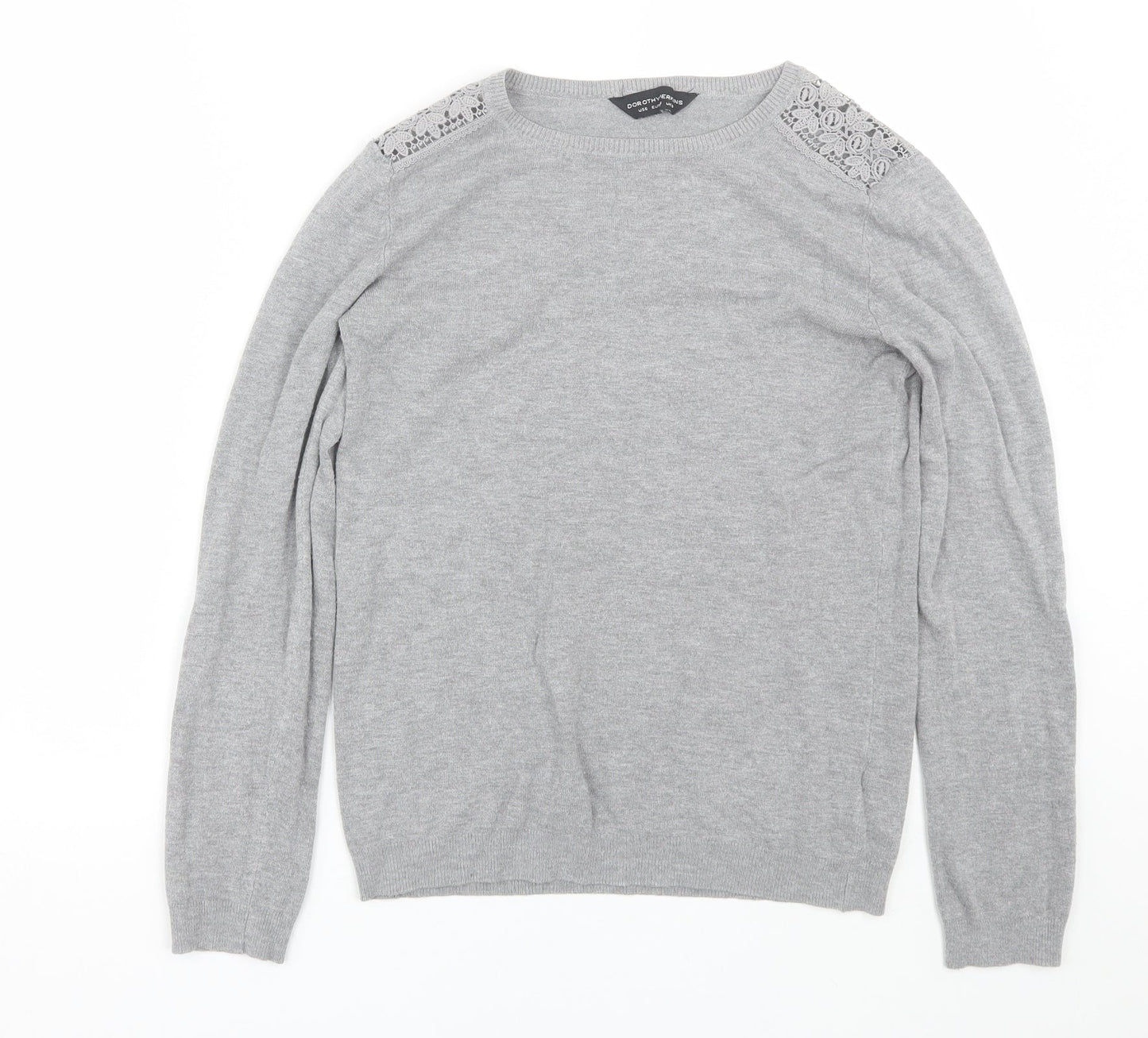 Dorothy per# Womens Grey   Pullover Jumper Size 10