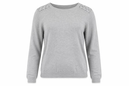 Dorothy Perkins Womens Grey   Pullover Jumper Size 10