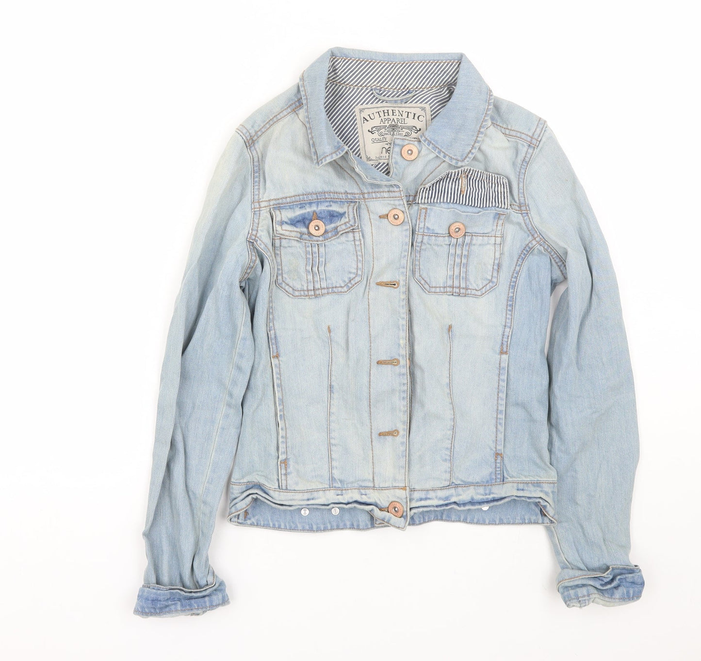 NEXT Womens Blue  Denim Jacket Coat Size 6