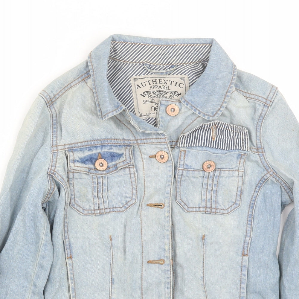 NEXT Womens Blue  Denim Jacket Coat Size 6