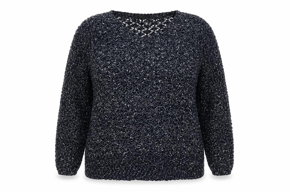 Yikey Womens Blue   Pullover Jumper Size L