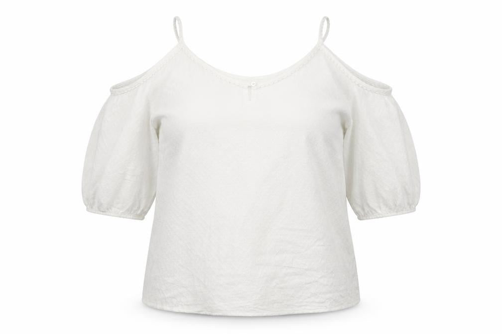 Bonmarché Womens White Basic Blouse Size 12