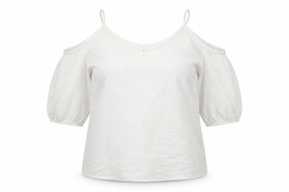 Bonmarché Womens White Basic Blouse Size 12