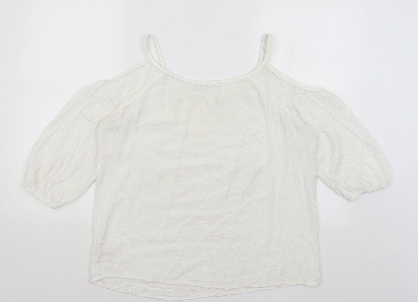 Bonmarche Womens White   Basic Blouse Size 12