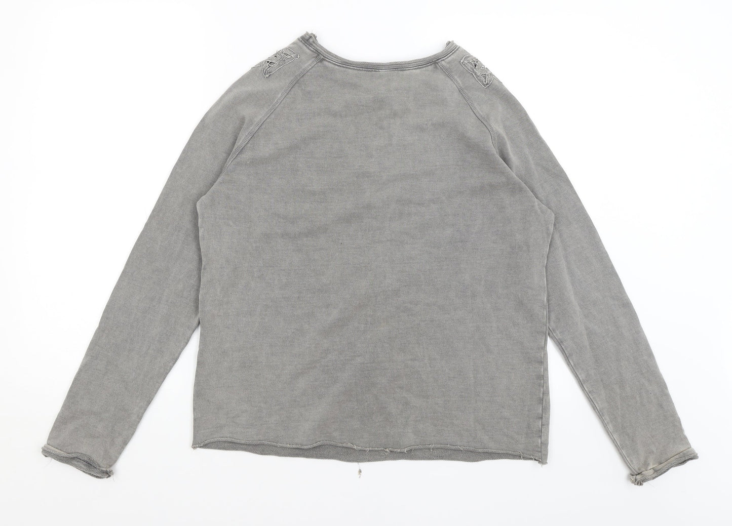 H&M Womens Grey   Pullover Jumper Size M