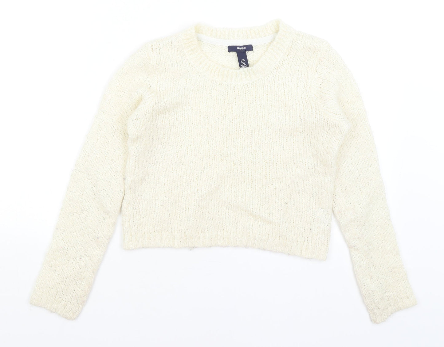 Gap Girls Ivory   Pullover Jumper Size 12 Years