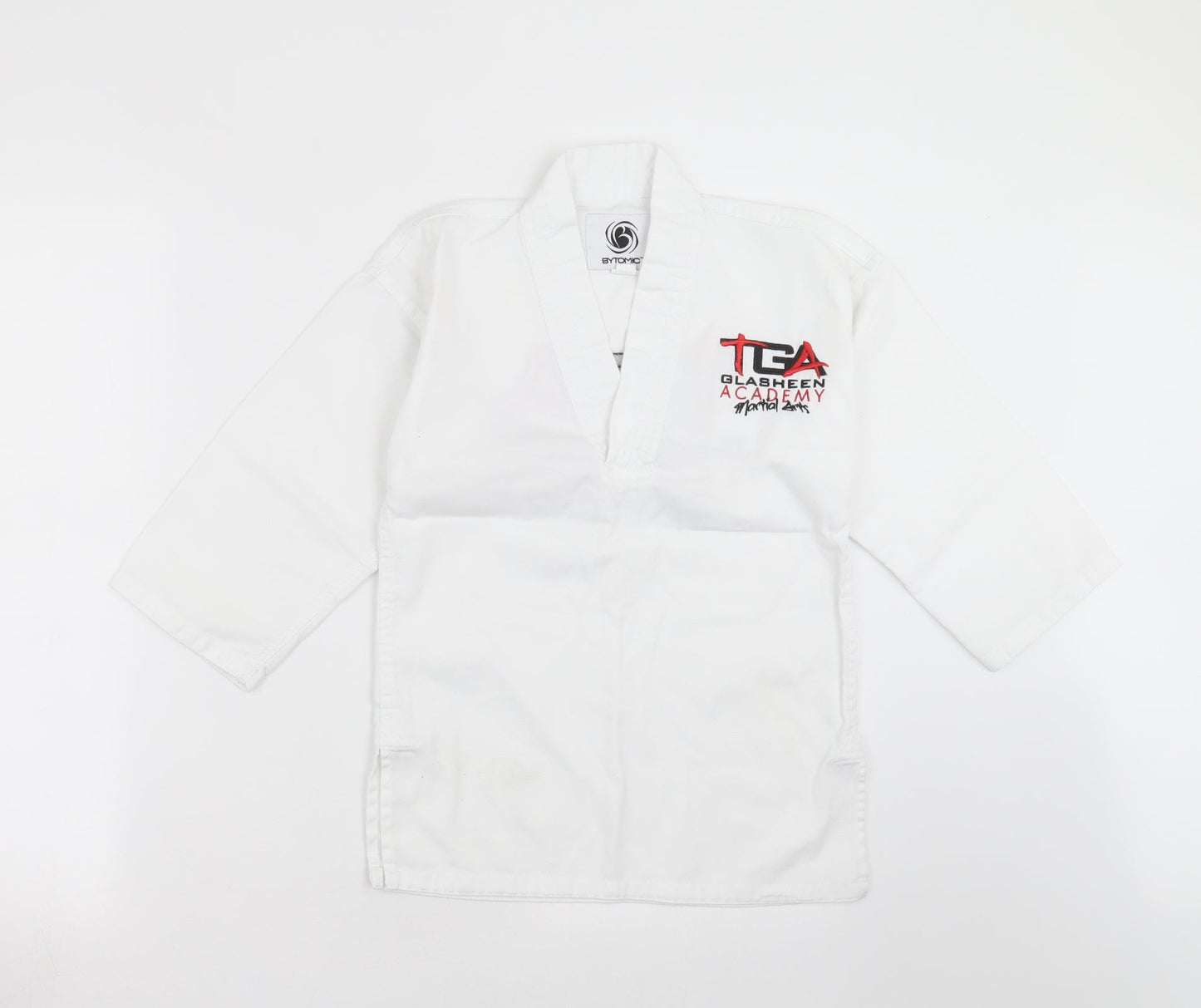 bytomic Boys White   Basic Casual Size 5 Years  - Martial Arts