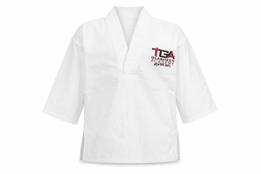 bytomic Boys White   Basic Casual Size 5 Years  - Martial Arts
