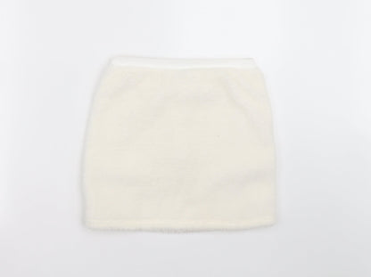 SHEIN Womens Ivory   Mini Skirt Size XS