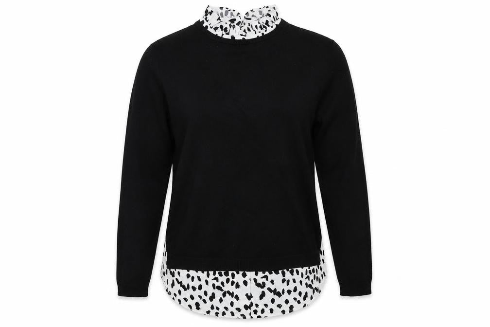 Matalan Womens Black   Pullover Sweatshirt Size 10