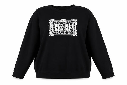 New Look Womens Black   Pullover Sweatshirt Size L