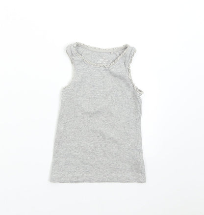 Next Girls Grey   Basic T-Shirt Size 4 Years