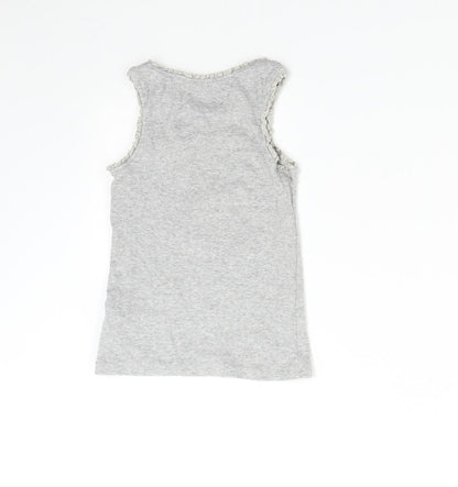 Next Girls Grey   Basic T-Shirt Size 4 Years