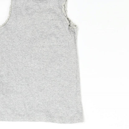 Next Girls Grey   Basic T-Shirt Size 4 Years