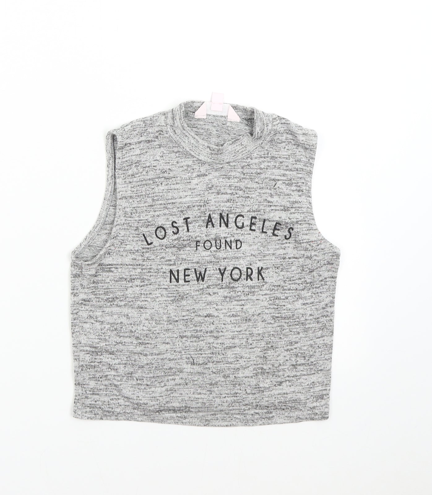 Miss Selfridge Womens Grey   Basic Tank Size 6