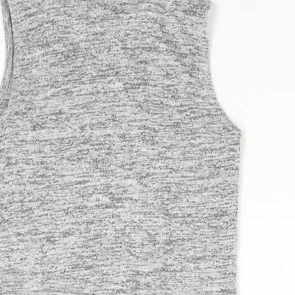 Miss Selfridge Womens Grey   Basic Tank Size 6