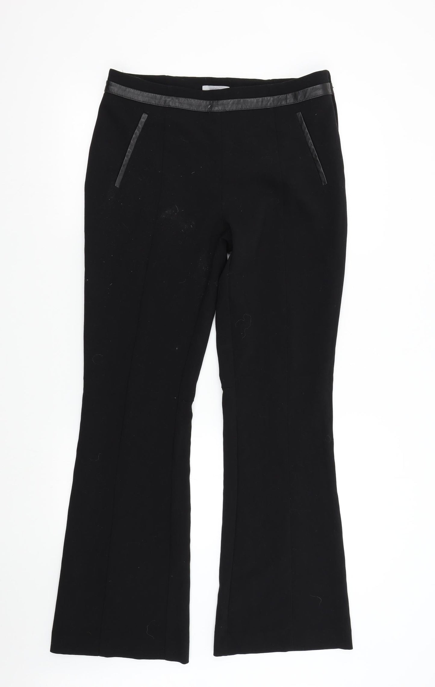 H&M Womens Black   Trousers  Size 12 L31 in