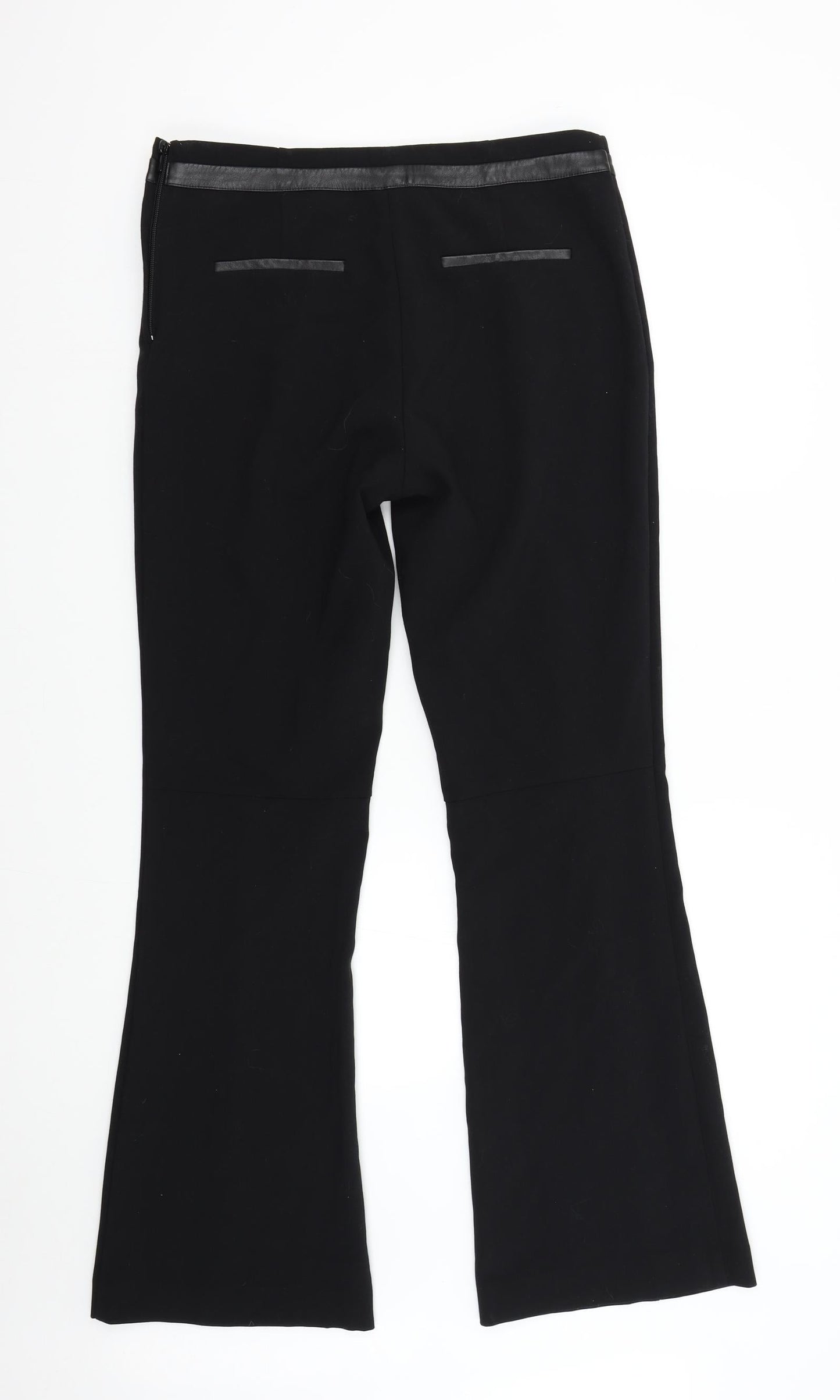 H&M Womens Black   Trousers  Size 12 L31 in