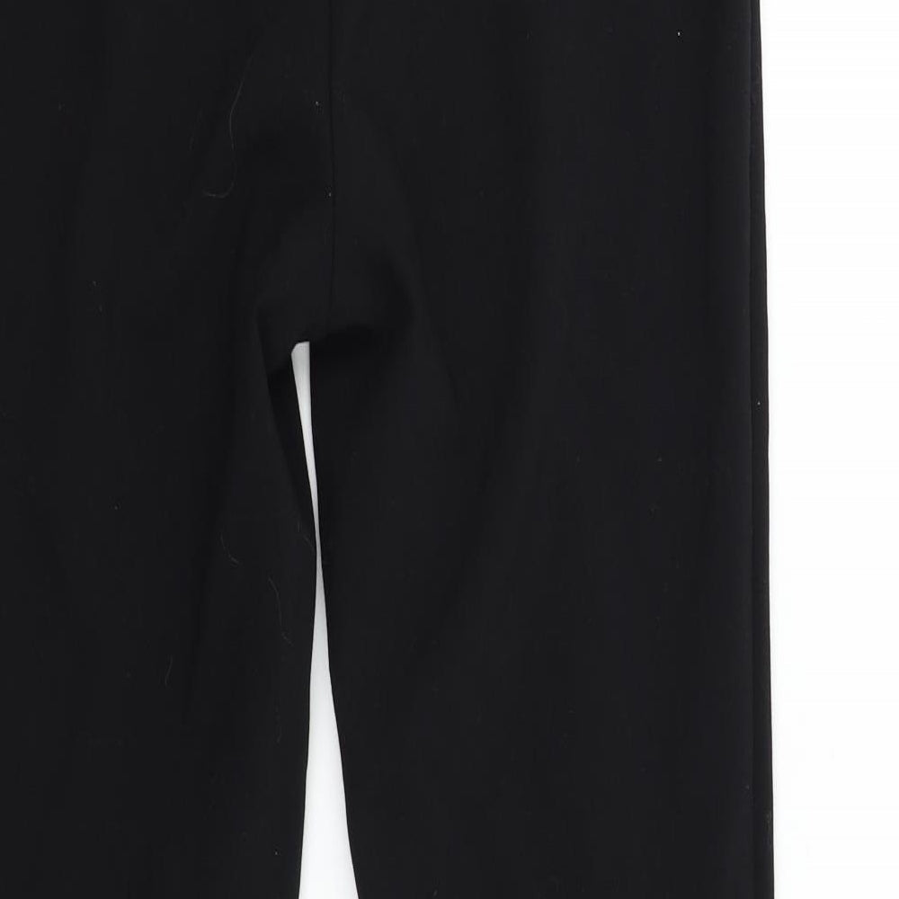 H&M Womens Black   Trousers  Size 12 L31 in