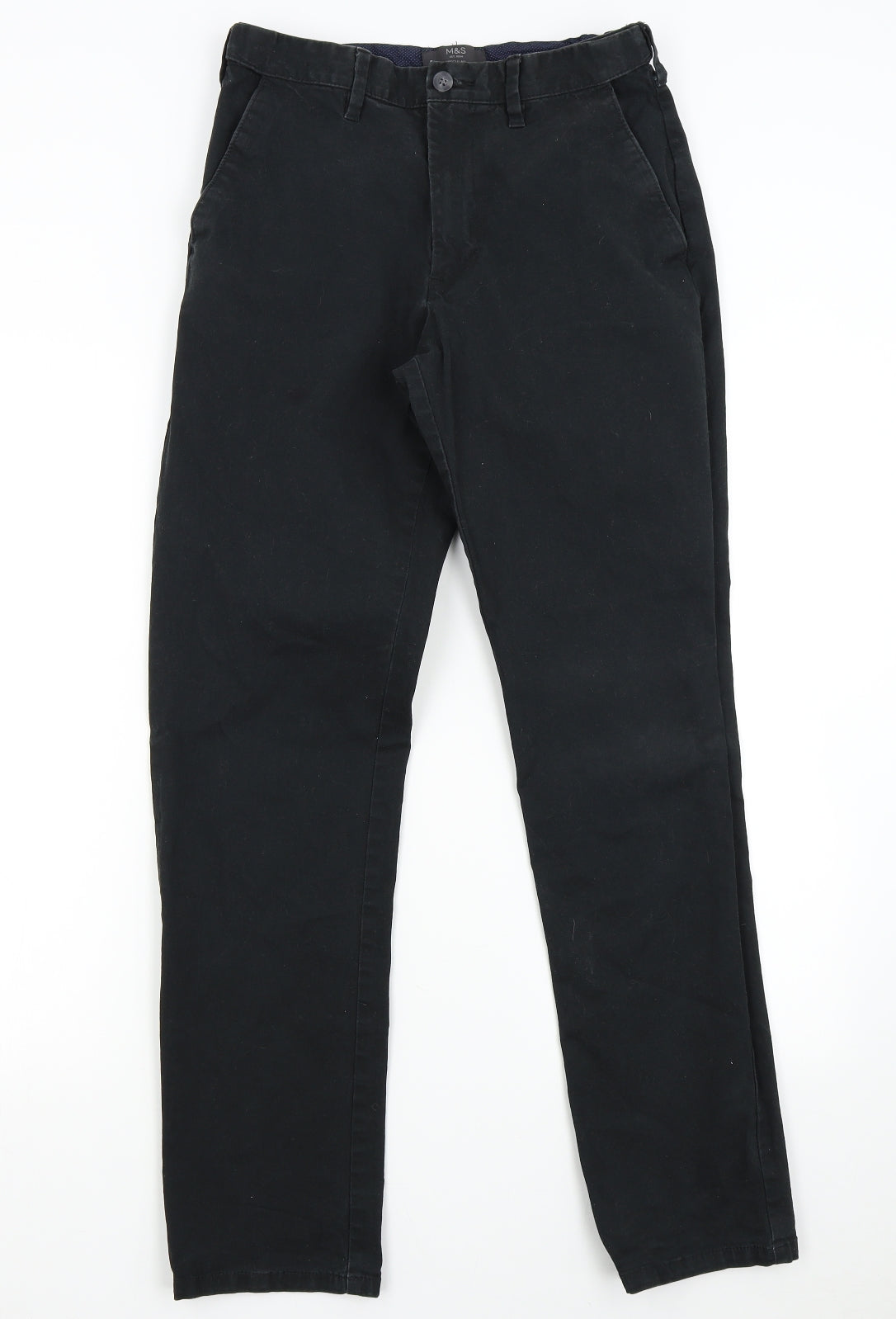 Marks & Spencer Womens Black   Straight Jeans Size 30 L33 in