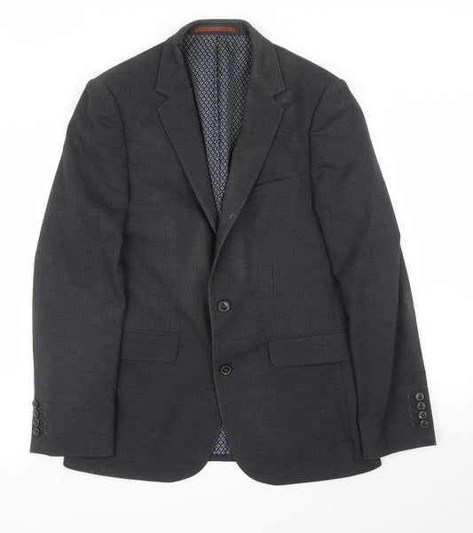Burton Mens Grey   Jacket Suit Jacket Size 38
