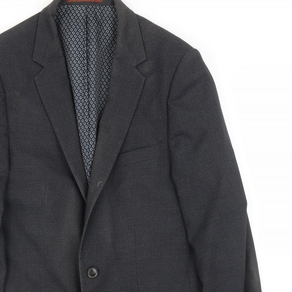 Burton Mens Grey   Jacket Suit Jacket Size 38