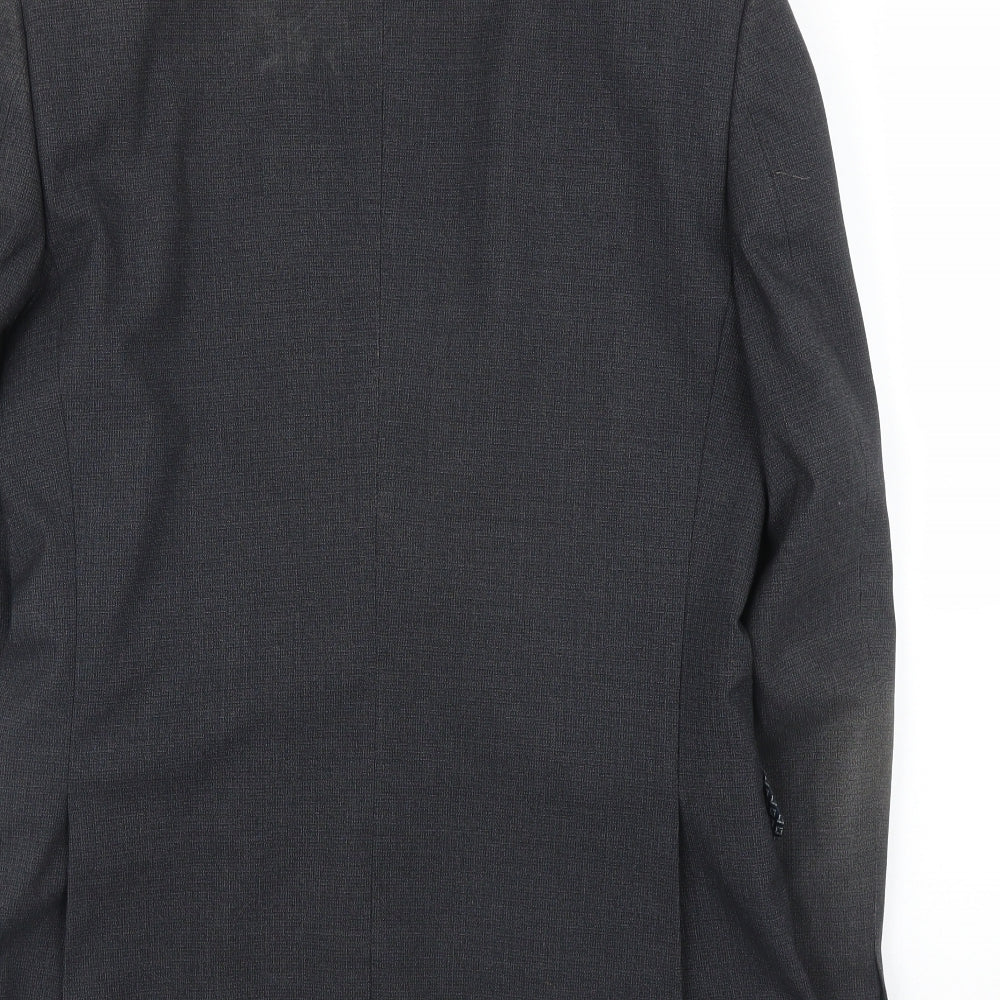 Burton Mens Grey   Jacket Suit Jacket Size 38