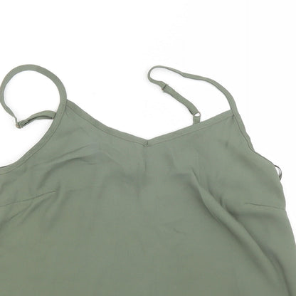 Preloved Primark Womens Green   Basic Blouse Size 6 - Detail