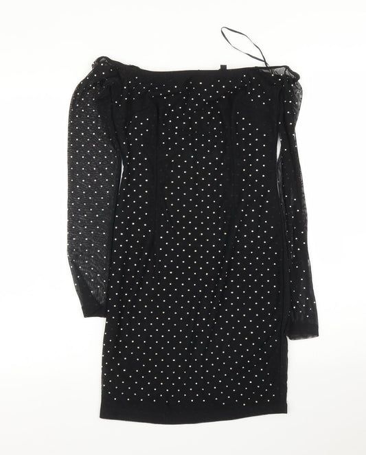 Nanana Womens Black   A-Line  Size 6