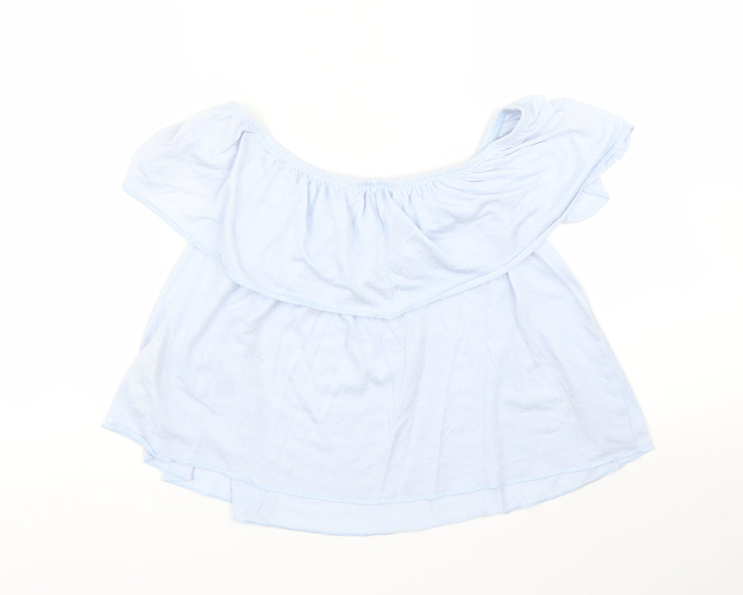 Topshop Womens Blue   Basic Blouse Size 6