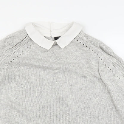 M&Co Womens Grey   Pullover Jumper Size 16
