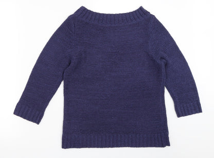 BHS Womens Blue   Pullover Jumper Size 12