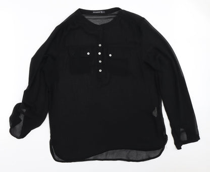 Atmosphere Womens Black   Basic Blouse Size 8