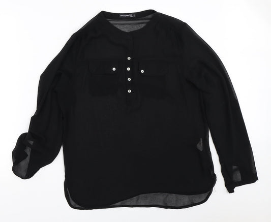 Atmosphere Womens Black   Basic Blouse Size 8
