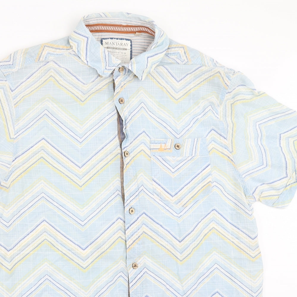 Debenhams Mens Blue    Button-Up Size L