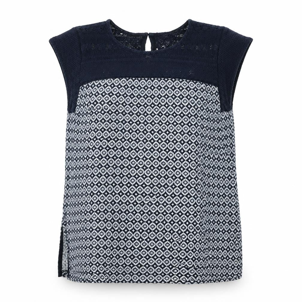 Marks & Spencer  Womens Grey Geometric  Basic Tank Size 10