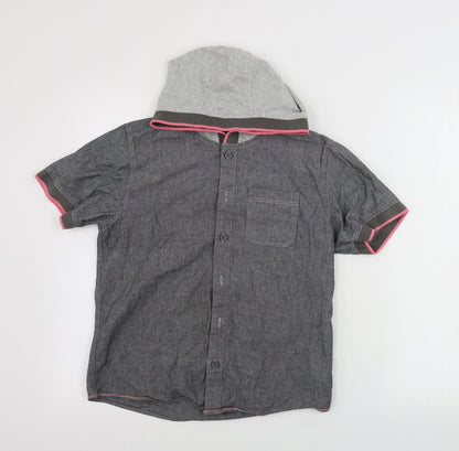 Marks & Spencer  Girls Grey   Basic Button-Up Size 11 Years