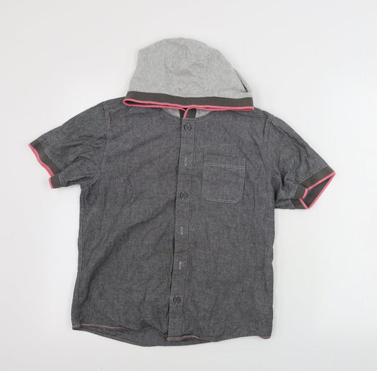 Marks and Spencer  Girls Grey   Basic Button-Up Size 11 Years