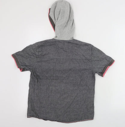 Marks & Spencer  Girls Grey   Basic Button-Up Size 11 Years
