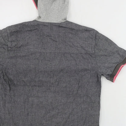Marks & Spencer  Girls Grey   Basic Button-Up Size 11 Years