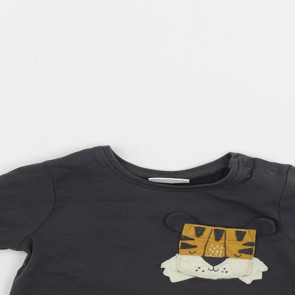 NEXT  Boys Grey   Basic T-Shirt Size 6-9 Months